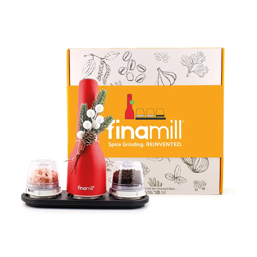 Finamill Electric Spice Grinder Rechargeable Sangria Starter Kit
